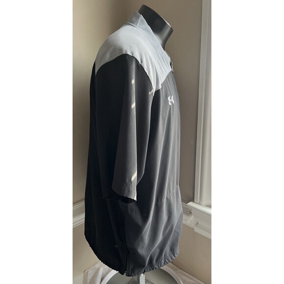 Under Armour 1/4 Zip Jacket Mens L Kangaroo Drawstring Guilford College Sports - Picture 7 of 15